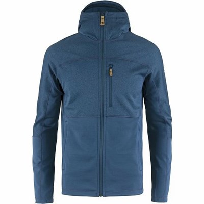 Men's Fjällräven Abisko Fleece Navy | 5281SHMUR