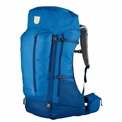 Men's Fjällräven Abisko Friluft 35 Trekking Backpacks Blue | 5749IXRBA