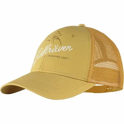 Men's Fjällräven Abisko Hats Yellow | 4698FGJEA