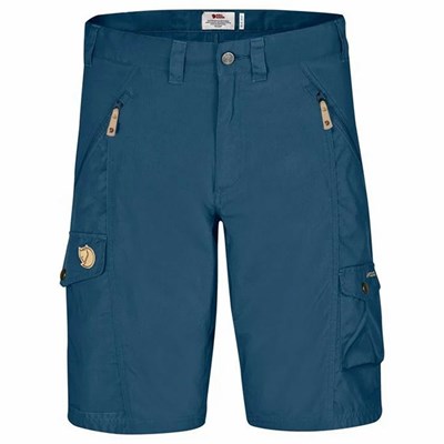 Men's Fjällräven Abisko Shorts Blue | 9036GMDUK