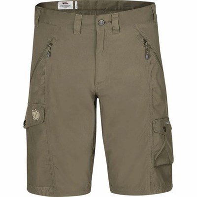 Men's Fjällräven Abisko Shorts Brown | 3876EBMPI