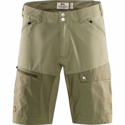 Men's Fjällräven Abisko Shorts Dark Olive | 7810DFHQY