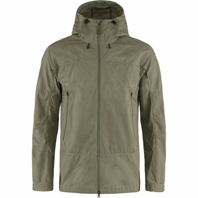 Men's Fjällräven Abisko Trekking Jacket Olive | 1347GKAJH