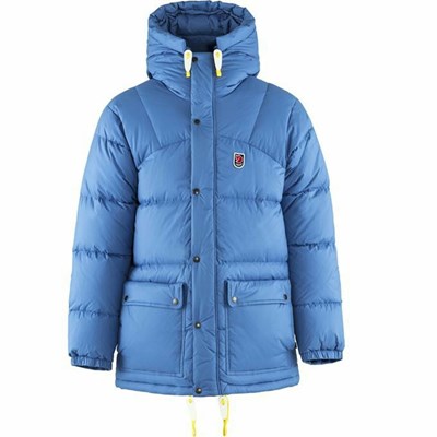 Men's Fjällräven Expedition Down Jackets Blue | 6230ONWFR