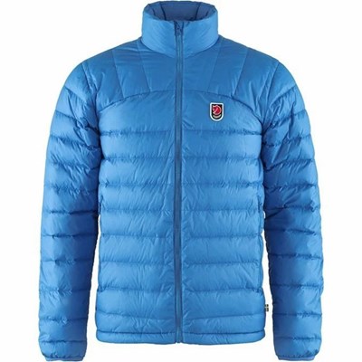 Men's Fjällräven Expedition Down Jackets Blue | 6807LKYZN