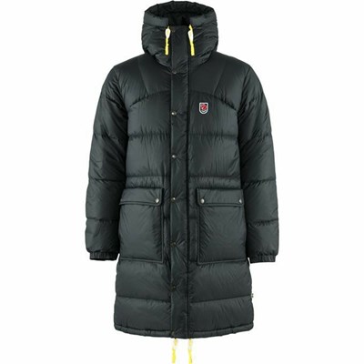 Men's Fjällräven Expedition Parka Black | 3871KCBXJ