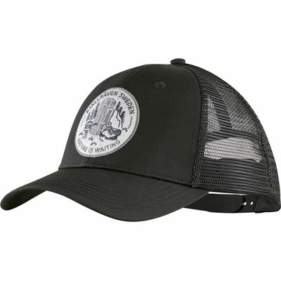 Men's Fjällräven Fikapaus Hats Black | 9673LVUNI