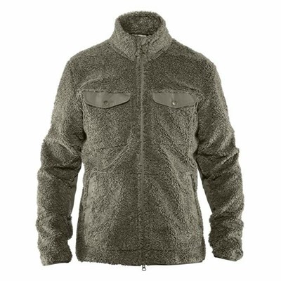 Men's Fjällräven Greenland Fleece Brown | 9258JTEFX