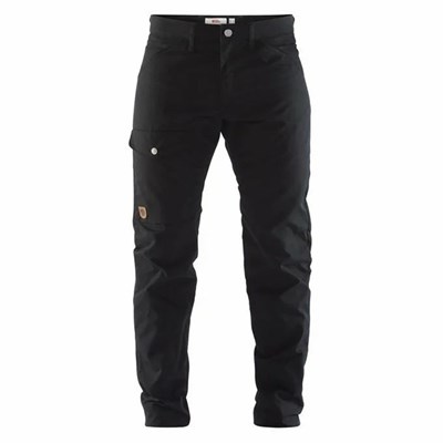 Men's Fjällräven Greenland Outdoor Pants Black | 4250NMGBQ