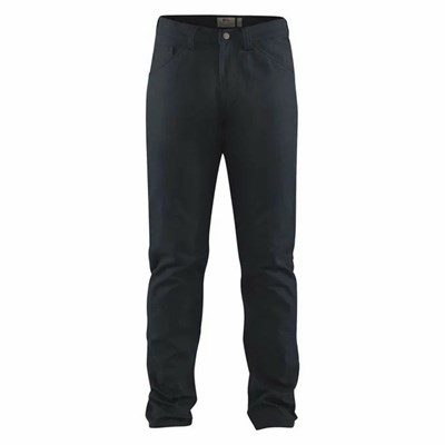 Men's Fjällräven Greenland Outdoor Pants Navy | 5894EDNKW