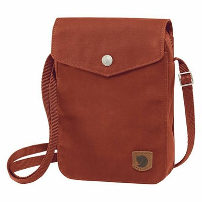 Men's Fjällräven Greenland Pocket Backpacks Dark Red | 9635YQDFJ