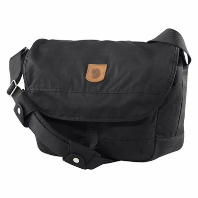 Men's Fjällräven Greenland Shoulder Bag Black | 4315YKSFL