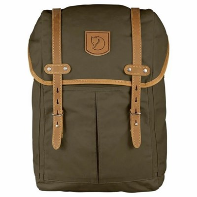 Men's Fjällräven High Coast Backpacks Dark Olive | 1453WMTJR