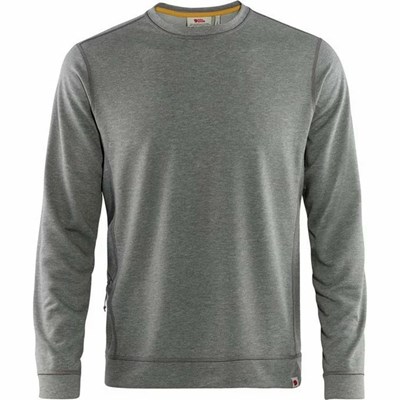 Men's Fjällräven High Coast Sweater Grey | 0189CZEIF