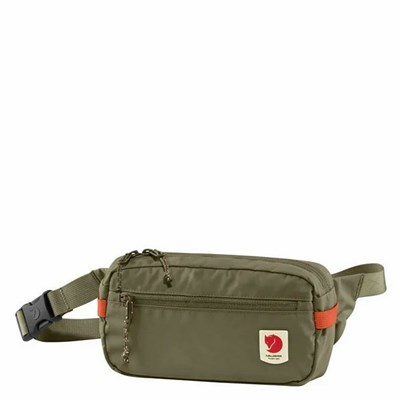 Men's Fjällräven High Coast Waist Bag Green | 0379XJCZY