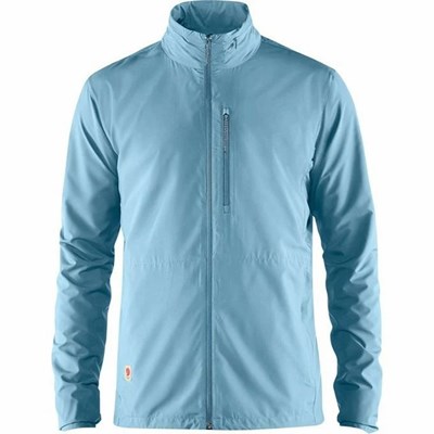 Men's Fjällräven High Coast Wind Jacket Blue | 5746GREJI