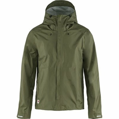 Men's Fjällräven High Coast Wind Jacket Green | 8936MFTKG