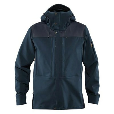 Men's Fjällräven Keb Eco Shell Jacket Blue | 0213CLZKP