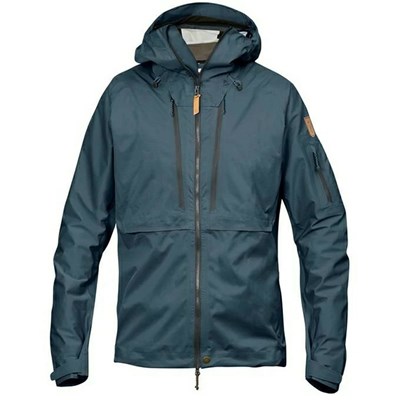 Men's Fjällräven Keb Eco Shell Jacket Blue | 7842EDAOX