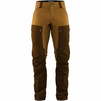 Men's Fjällräven Keb Hiking Pants Brown | 6019WSVRO