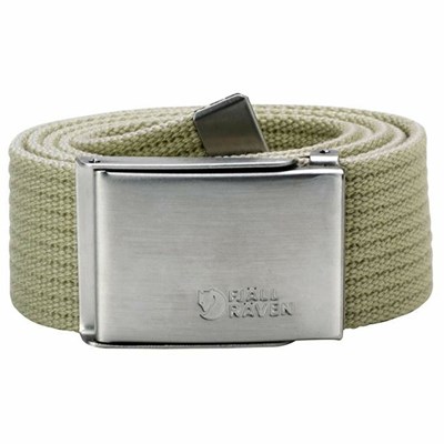 Men's Fjällräven Merano Belts Khaki | 8170LMVIG