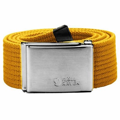 Men's Fjällräven Merano Belts Yellow | 4783XUDAW