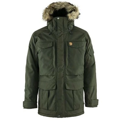 Men's Fjällräven Nuuk Parka Green | 8235XHREA