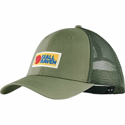 Men's Fjällräven Vardag Hats Green | 2341CHGKR