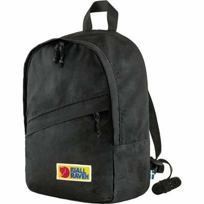 Men's Fjällräven Vardag Mini Backpacks Black | 7153DSCUA