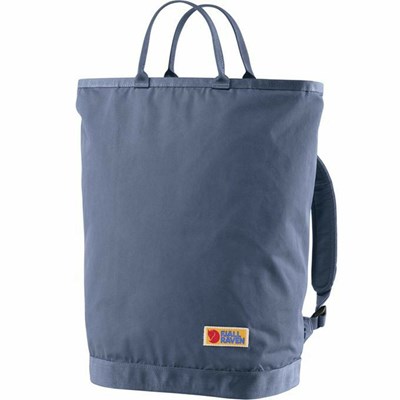 Men's Fjällräven Vardag Totepack Backpacks Blue | 5876EFUPM