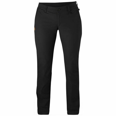 Women's Fjällräven Abisko Hiking Pants Black | 5023BNOLA