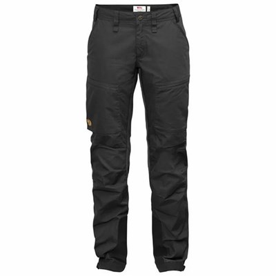 Women's Fjällräven Abisko Hiking Pants Dark Grey | 1396QLJYN