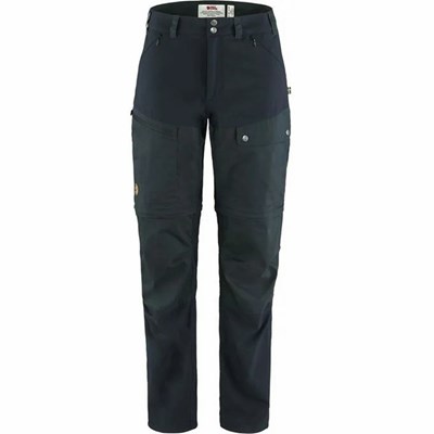 Women's Fjällräven Abisko Hiking Pants Navy | 3851AGWRO