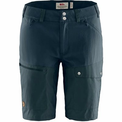 Women's Fjällräven Abisko Shorts Navy | 1987BKCWF