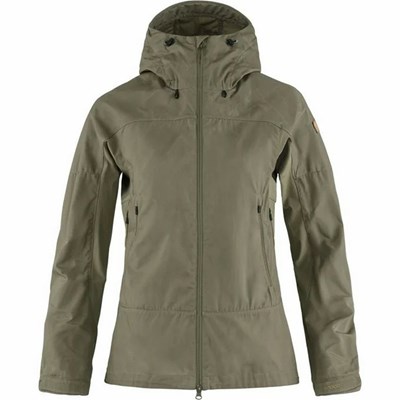 Women's Fjällräven Abisko Trekking Jacket Light Olive | 3165AKTFY