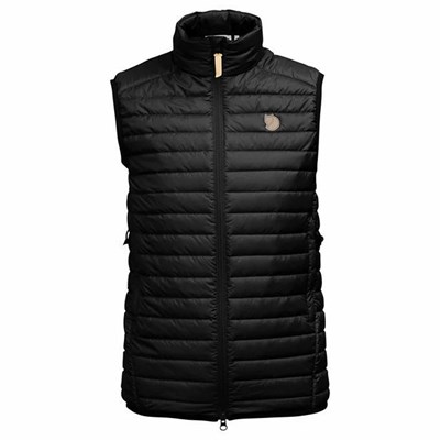 Women's Fjällräven Abisko Vest Black | 1598DYZHA