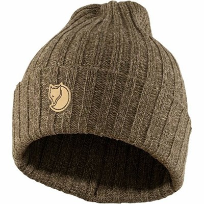 Women's Fjällräven Byron Beanies Dark Olive | 7296NKVYB