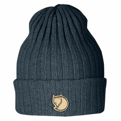 Women's Fjällräven Byron Beanies Navy | 5763OQBCJ