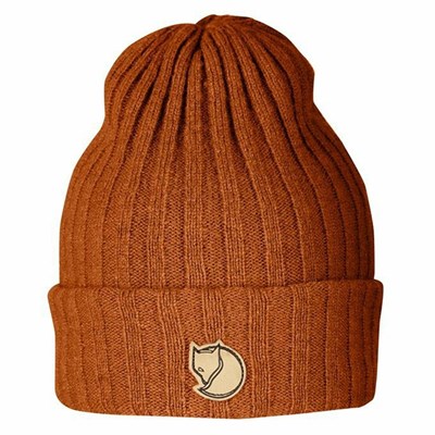 Women's Fjällräven Byron Beanies Orange | 8917LVBMH