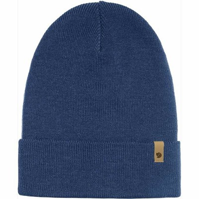 Women's Fjällräven Classic Beanies Blue | 9537VWYOU