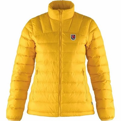 Women's Fjällräven Expedition Down Jackets Yellow | 0137THLBU