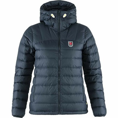 Women's Fjällräven Expedition Down Jackets Navy | 2417WMAVJ