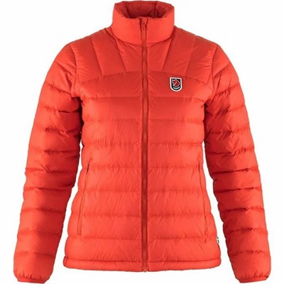 Women's Fjällräven Expedition Down Jackets Red | 4637XSVDJ