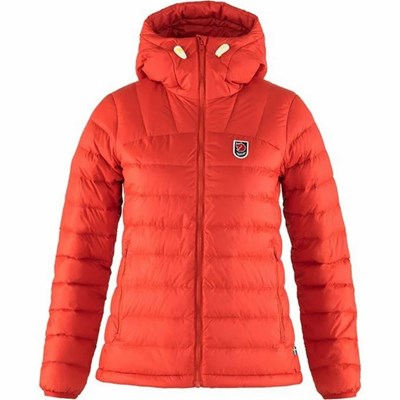 Women's Fjällräven Expedition Down Jackets Red | 7859GJAOD