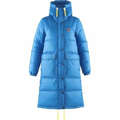 Women's Fjällräven Expedition Parka Blue | 0672BUCTM