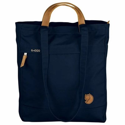 Women's Fjällräven Foldsack No. 1 Shoulder Bag Navy | 0263UPVFS