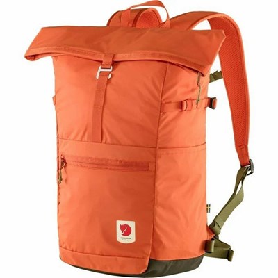 Women's Fjällräven High Coast Foldsack 24 Backpacks Red | 1602RJDMK