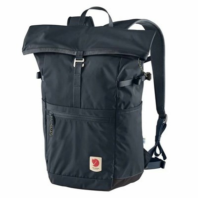 Women's Fjällräven High Coast Foldsack 24 Backpacks Navy | 3798EJDVF