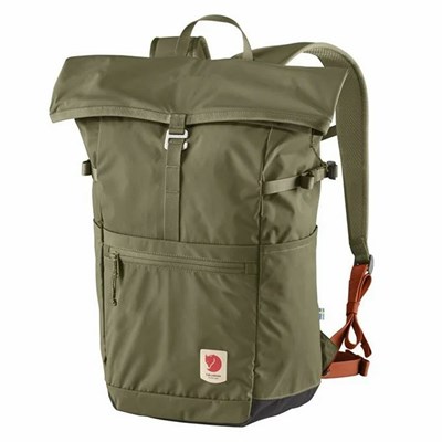 Women's Fjällräven High Coast Foldsack 24 Backpacks Green | 4053DKNLX