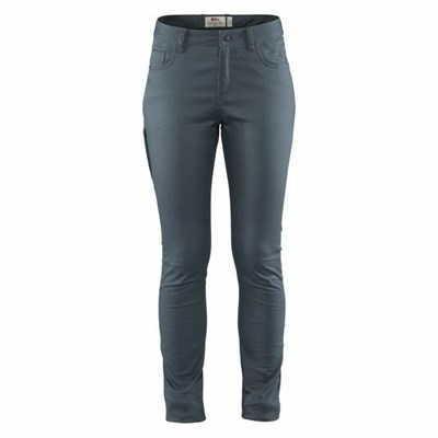 Women's Fjällräven High Coast Outdoor Pants Navy | 2475SVOPI